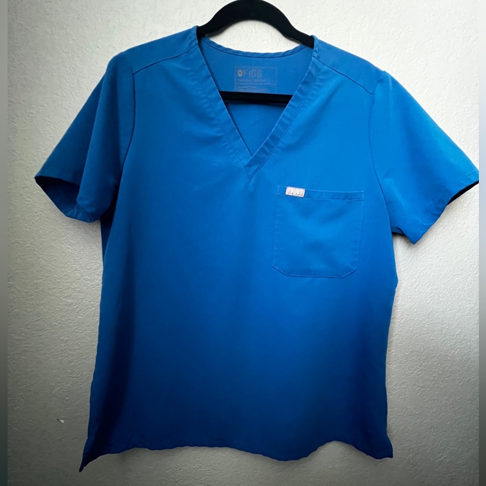 Large Royal Blue Figs Catarina top